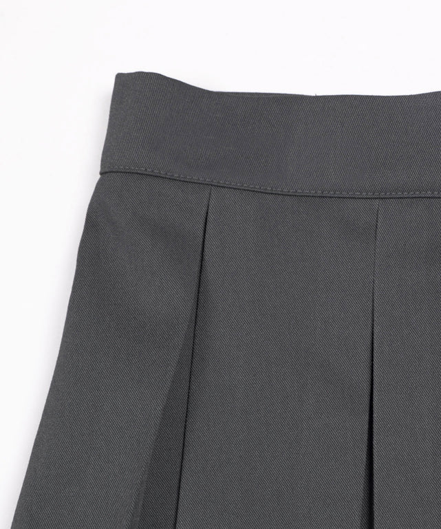 ボックスプリーツミニスカート