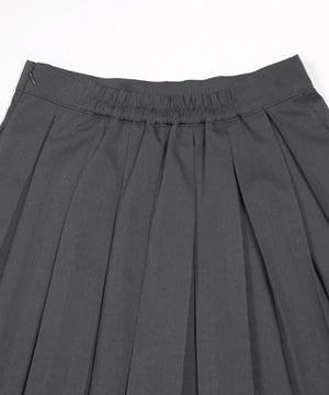 ボックスプリーツミニスカート