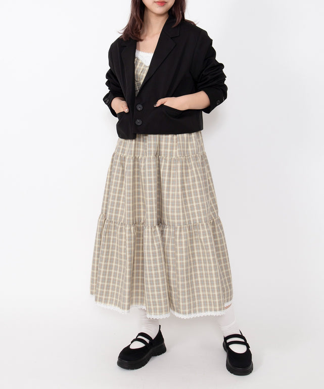 チェック柄キャミワンピース – WEGO ONLINE STORE