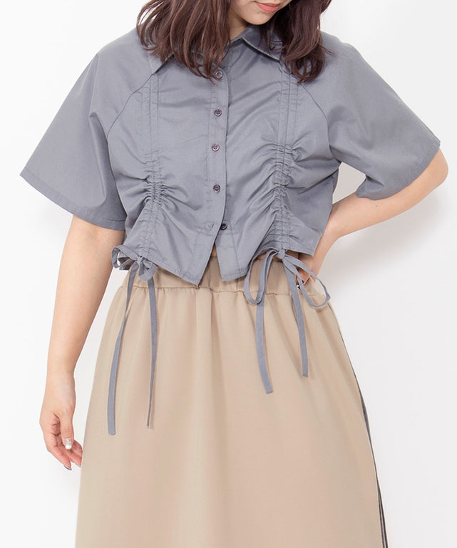 クロップド丈ドロストシャツ – WEGO ONLINE STORE