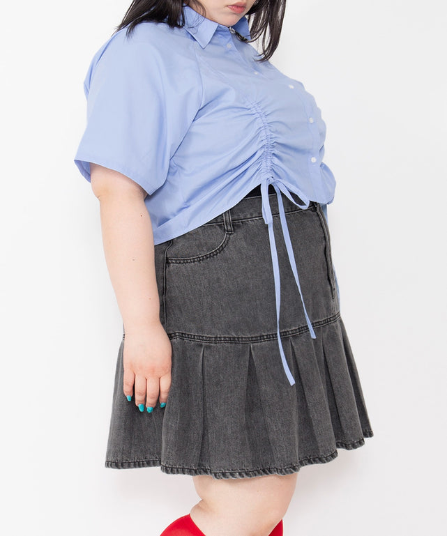 クロップド丈ドロストシャツ – WEGO ONLINE STORE