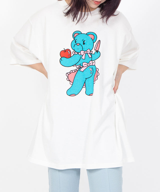 レース刺繍ピンクベアTシャツ ベアプリントTシャツ – WEGO ONLINE STORE