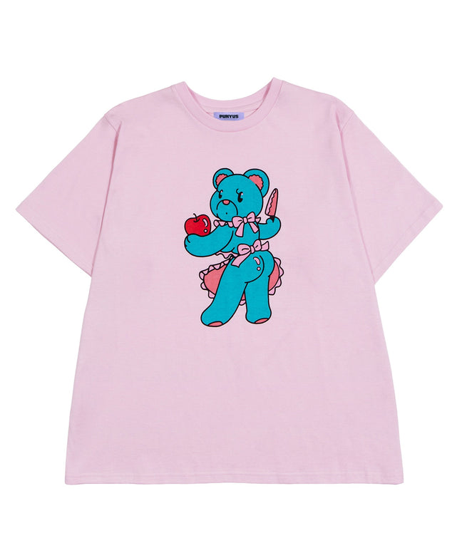 新品 プニュズ Tシャツ ベアプリントビッグT PUNYUS ベア 熊 菱沼彩子 PUNYUS（プニュズ）の「ベアプリントビッグTシャツ（Tシャツ