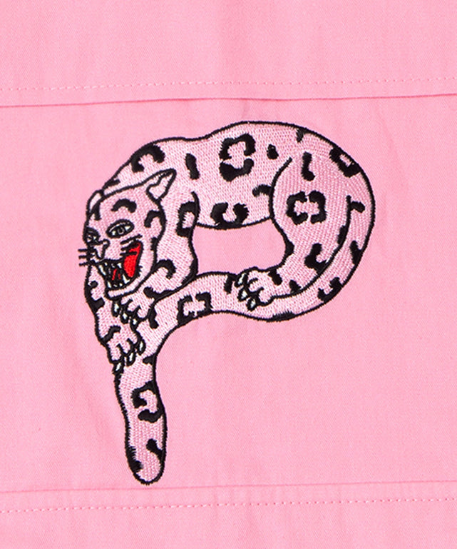 パンサー刺繍ワイドカーゴパンツ