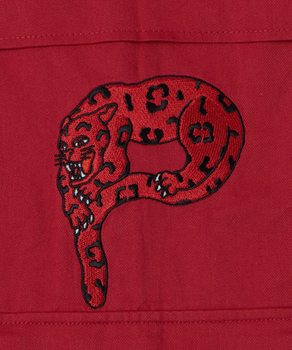 パンサー刺繍ワイドカーゴパンツ