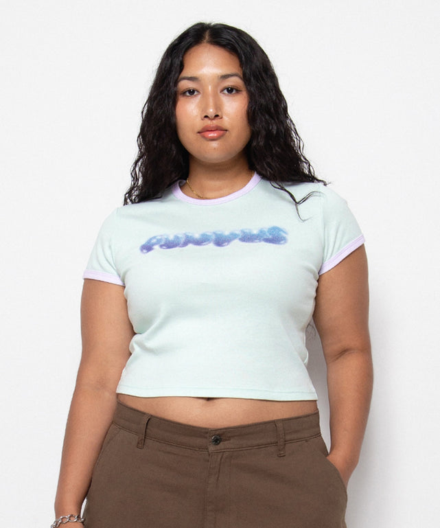PUNYUSロゴピチリンガーTシャツ/身長:168cm サイズ3