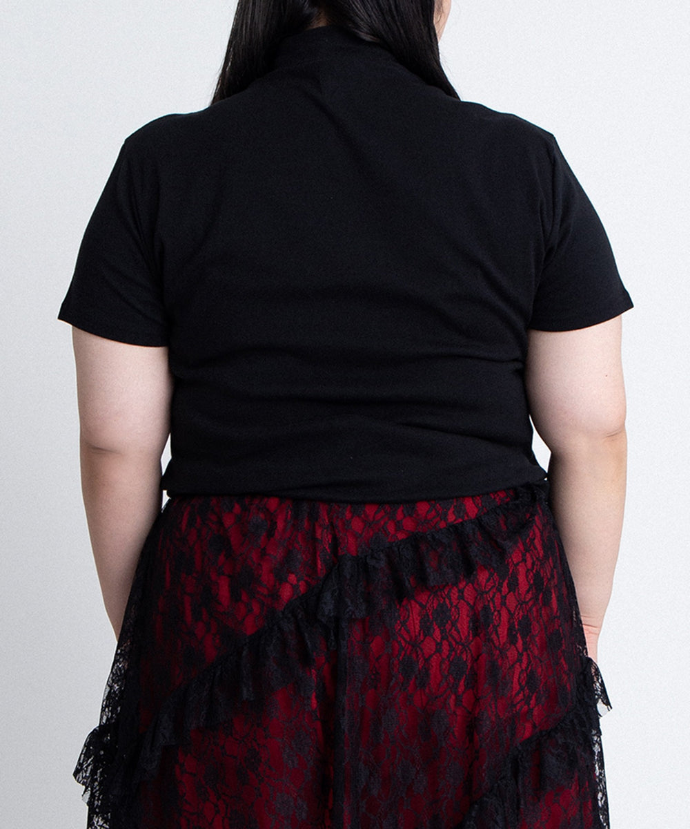 ハイネックTシャツ