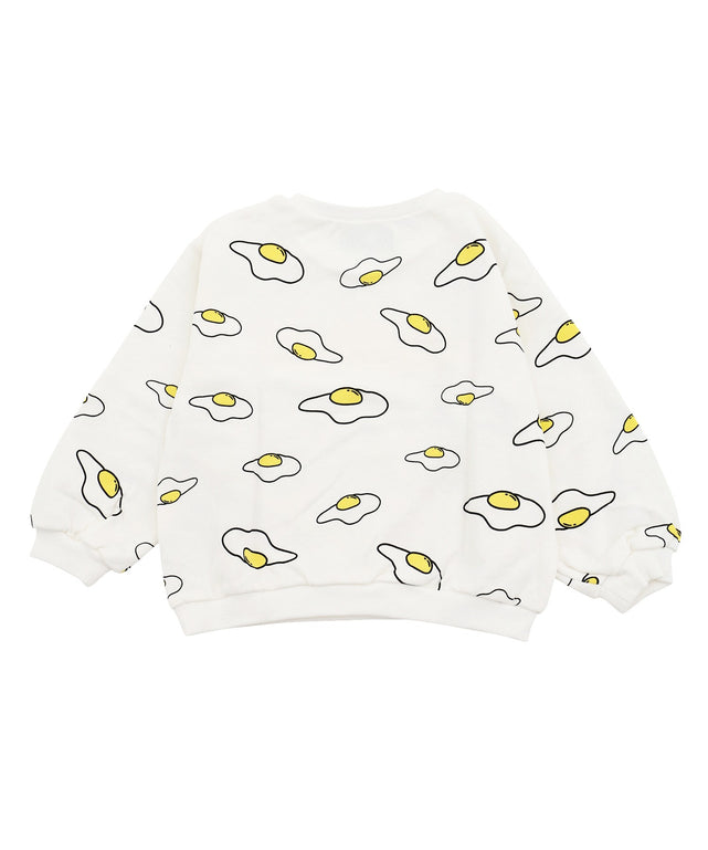 キッズサイズフード総柄スウェット