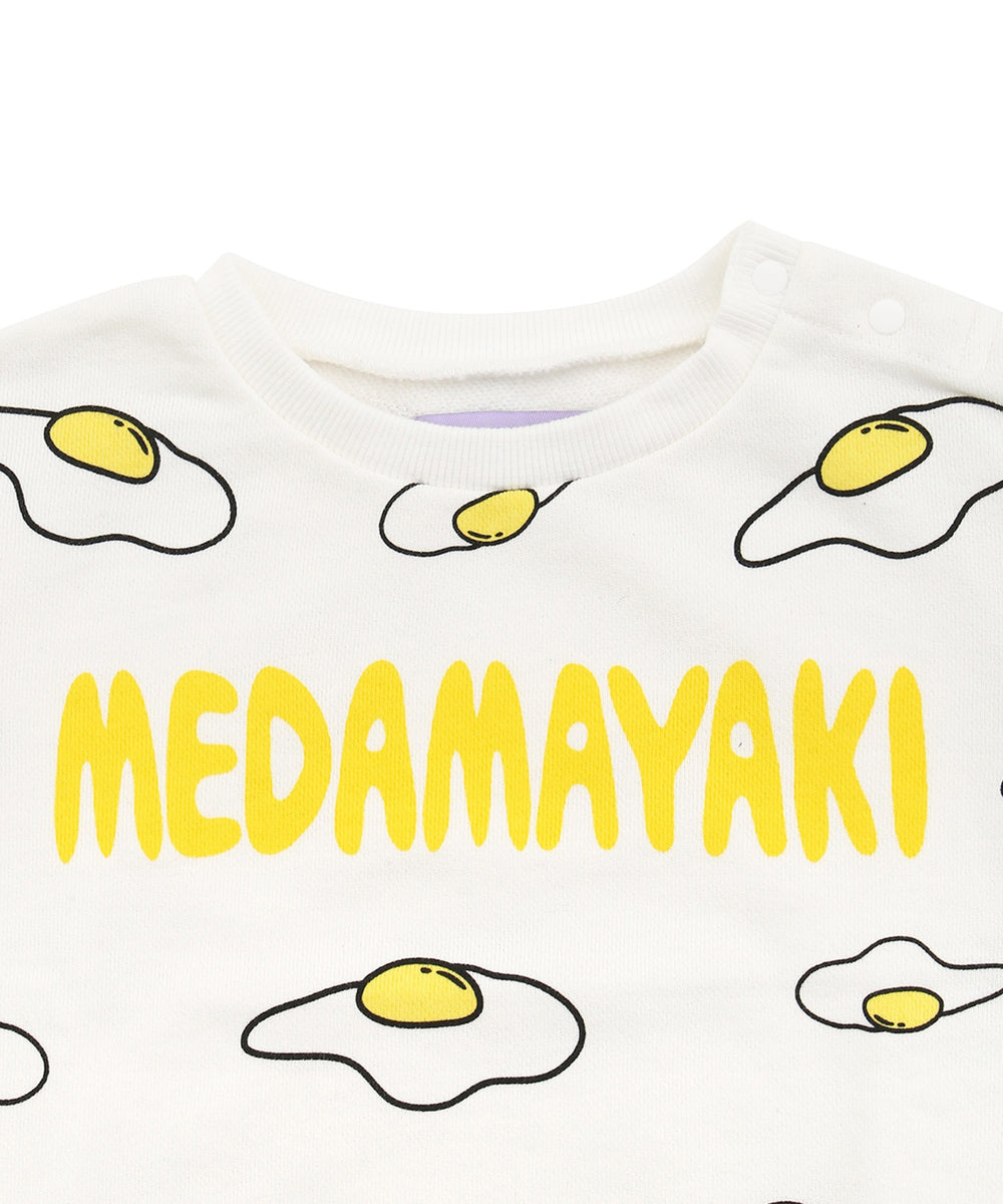 サイズ90のみ首元にスナップボタン付き