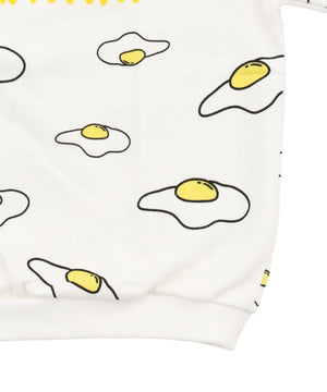 キッズサイズフード総柄スウェット