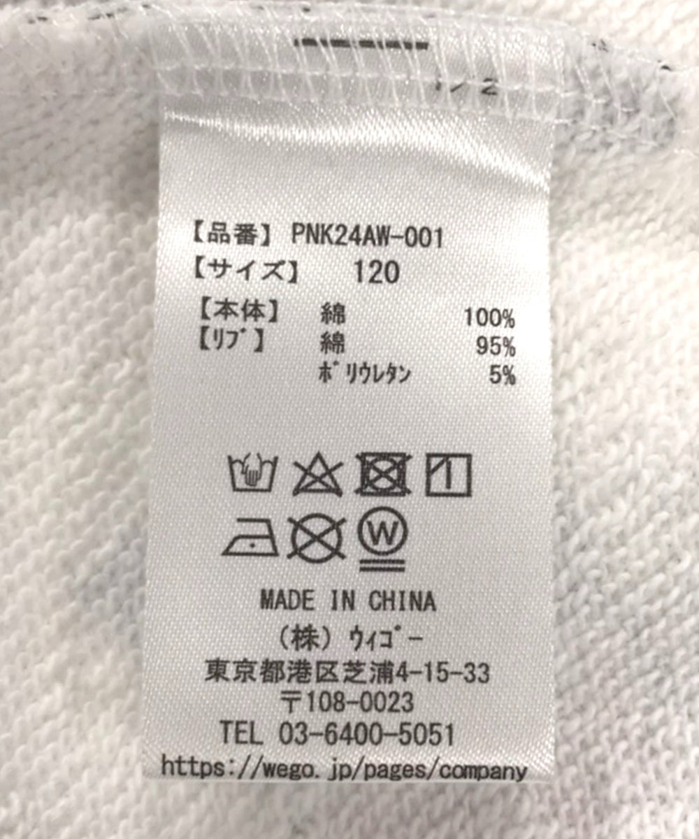 キッズサイズフード総柄スウェット