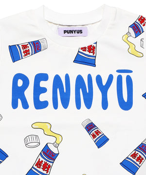 キッズサイズフード総柄Tシャツ