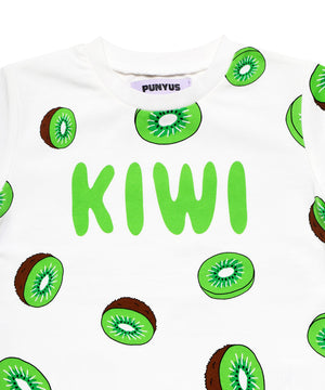 キッズサイズフード総柄Tシャツ