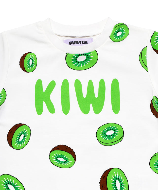 キッズサイズフード総柄Tシャツ