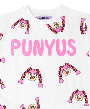 キッズサイズフード総柄Tシャツ