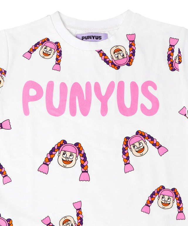 キッズサイズフード総柄Tシャツ