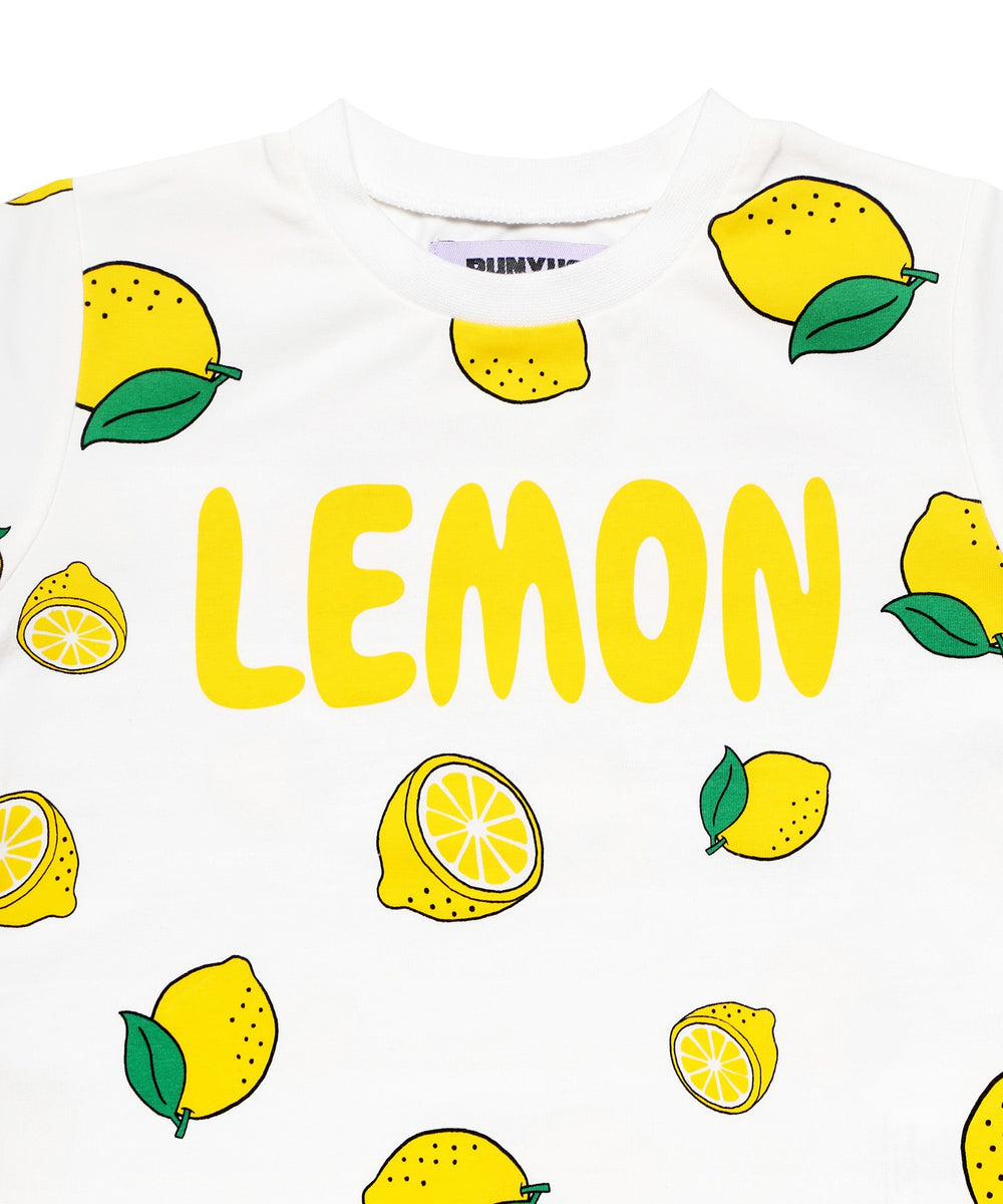 キッズサイズフード総柄Tシャツ