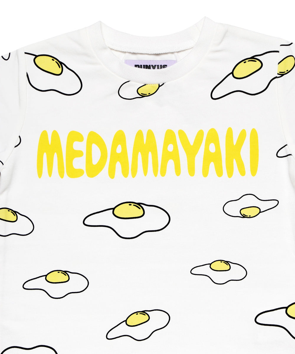 キッズサイズフード総柄Tシャツ