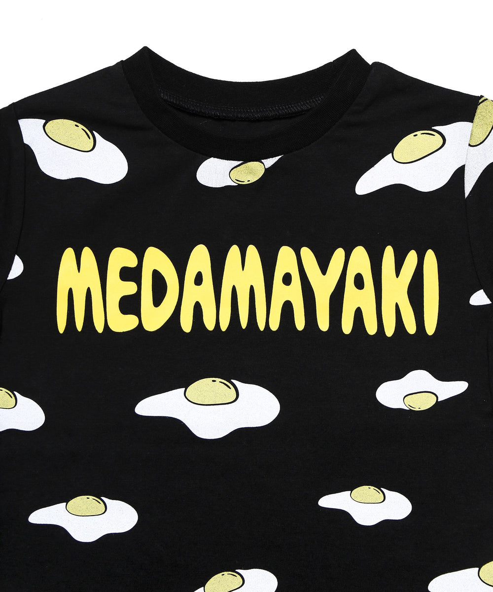 キッズサイズフード総柄Tシャツ