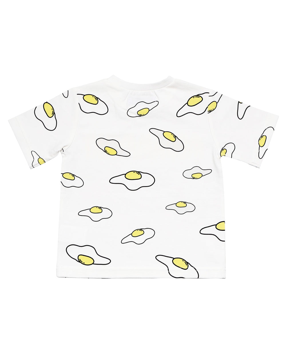 キッズサイズフード総柄Tシャツ