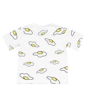 キッズサイズフード総柄Tシャツ