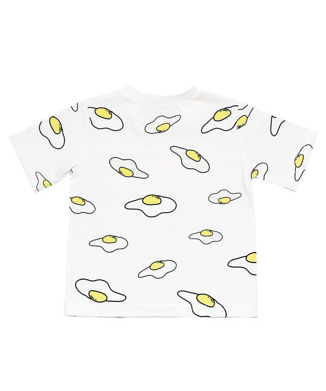 キッズサイズフード総柄Tシャツ