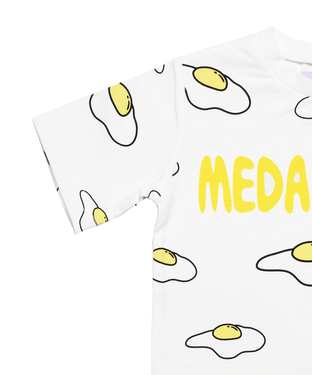 キッズサイズフード総柄Tシャツ