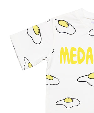 キッズサイズフード総柄Tシャツ