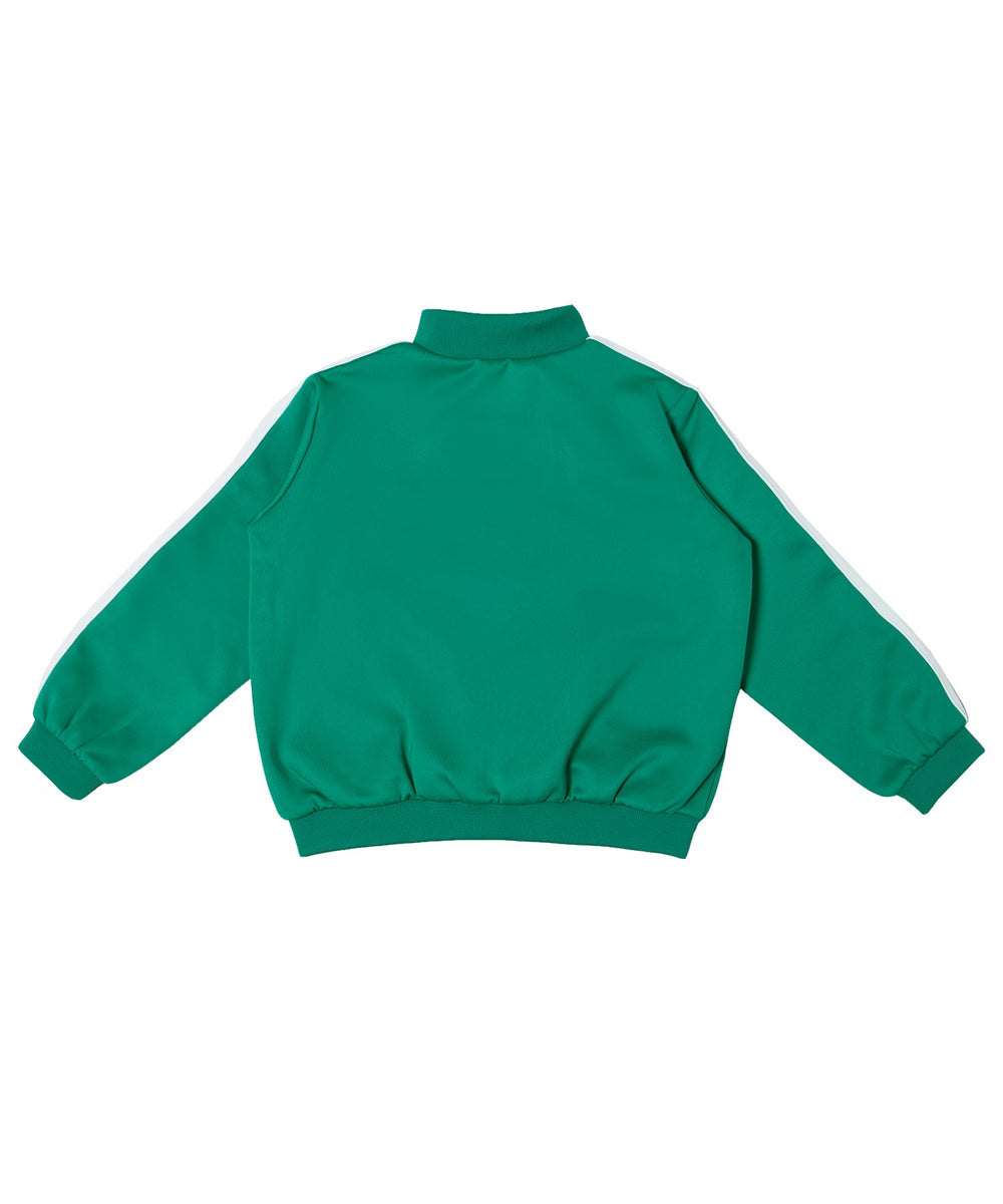 キッズサイズフードジャージトップ