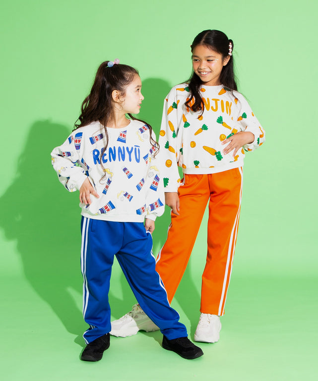 キッズサイズフードジャージパンツ