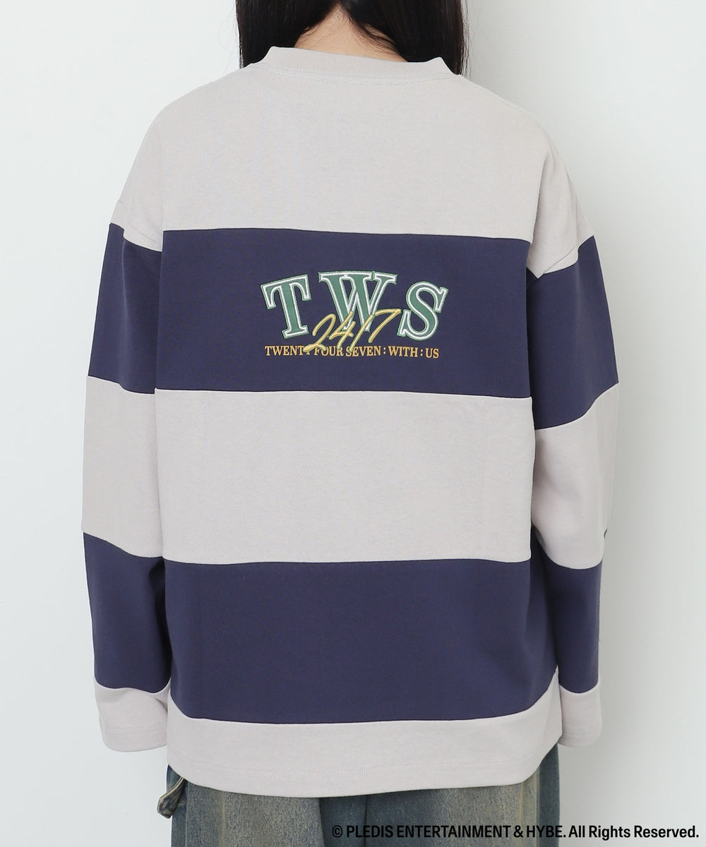 ネイビー　モデル：155㎝ / Mサイズ着用