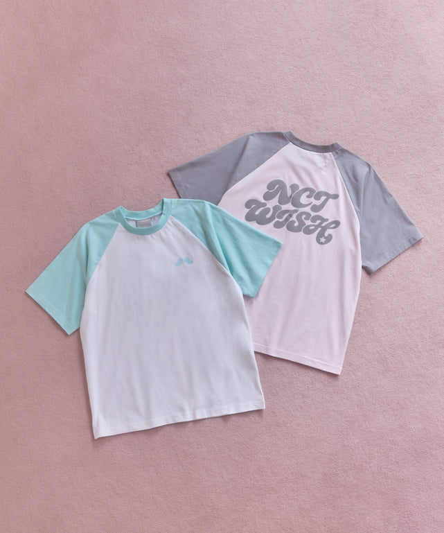 NCT WISH ラグラングラフィックTシャツ