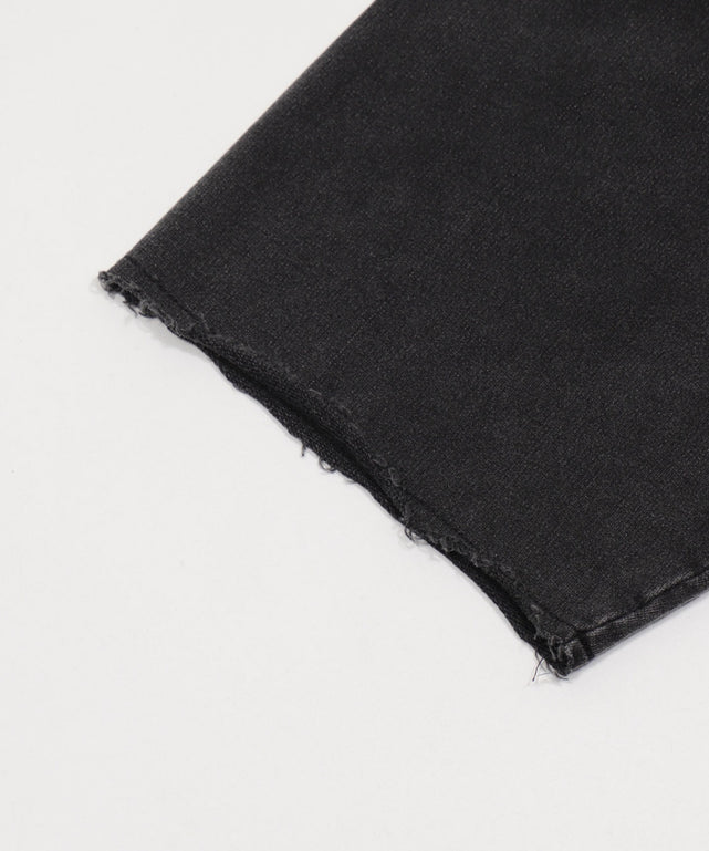 WILD BLUE　グラフィックブリーチTシャツ