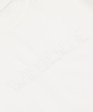 WILD BLUE　グラフィックブリーチTシャツ