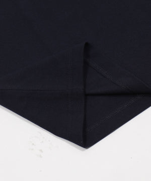 WILD BLUE　グラフィックラインポロシャツ