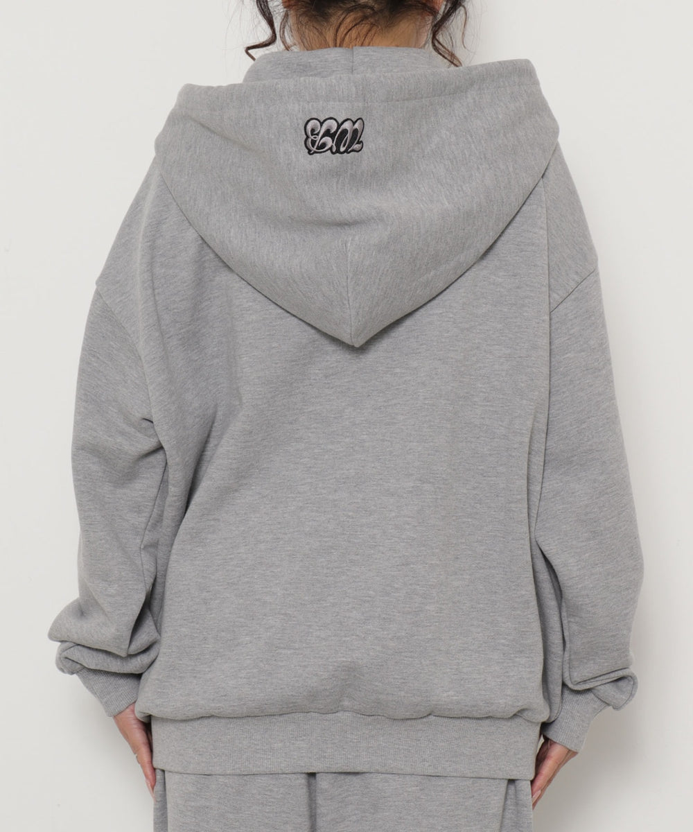 杢グレー モデル：155cm M着用