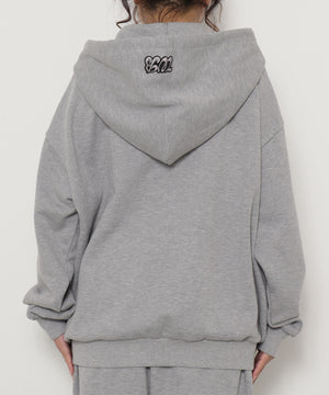 杢グレー モデル：155cm M着用