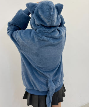 キャットフェイクファーブルゾン