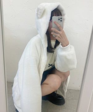 キャットフェイクファーブルゾン