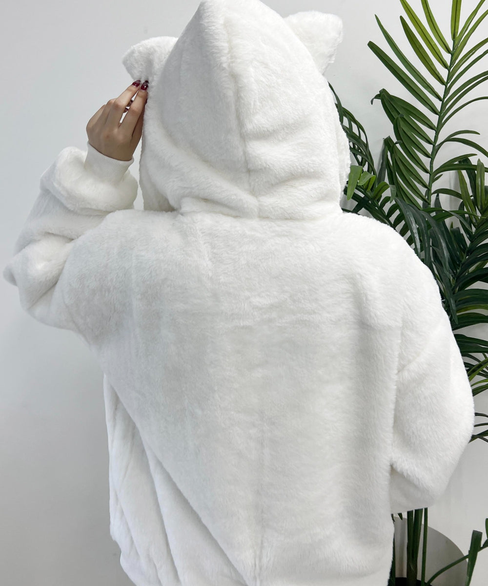 キャットフェイクファーブルゾン