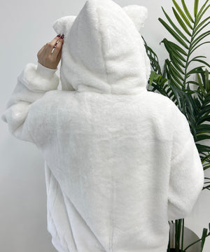 キャットフェイクファーブルゾン