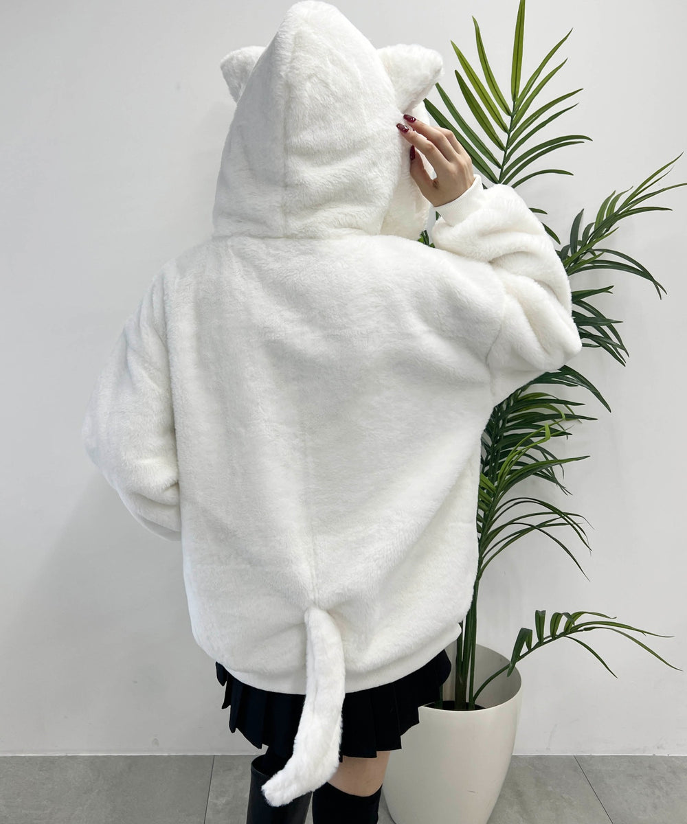 キャットフェイクファーブルゾン