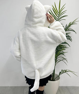 キャットフェイクファーブルゾン