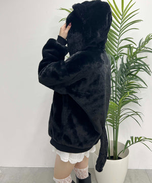 キャットフェイクファーブルゾン