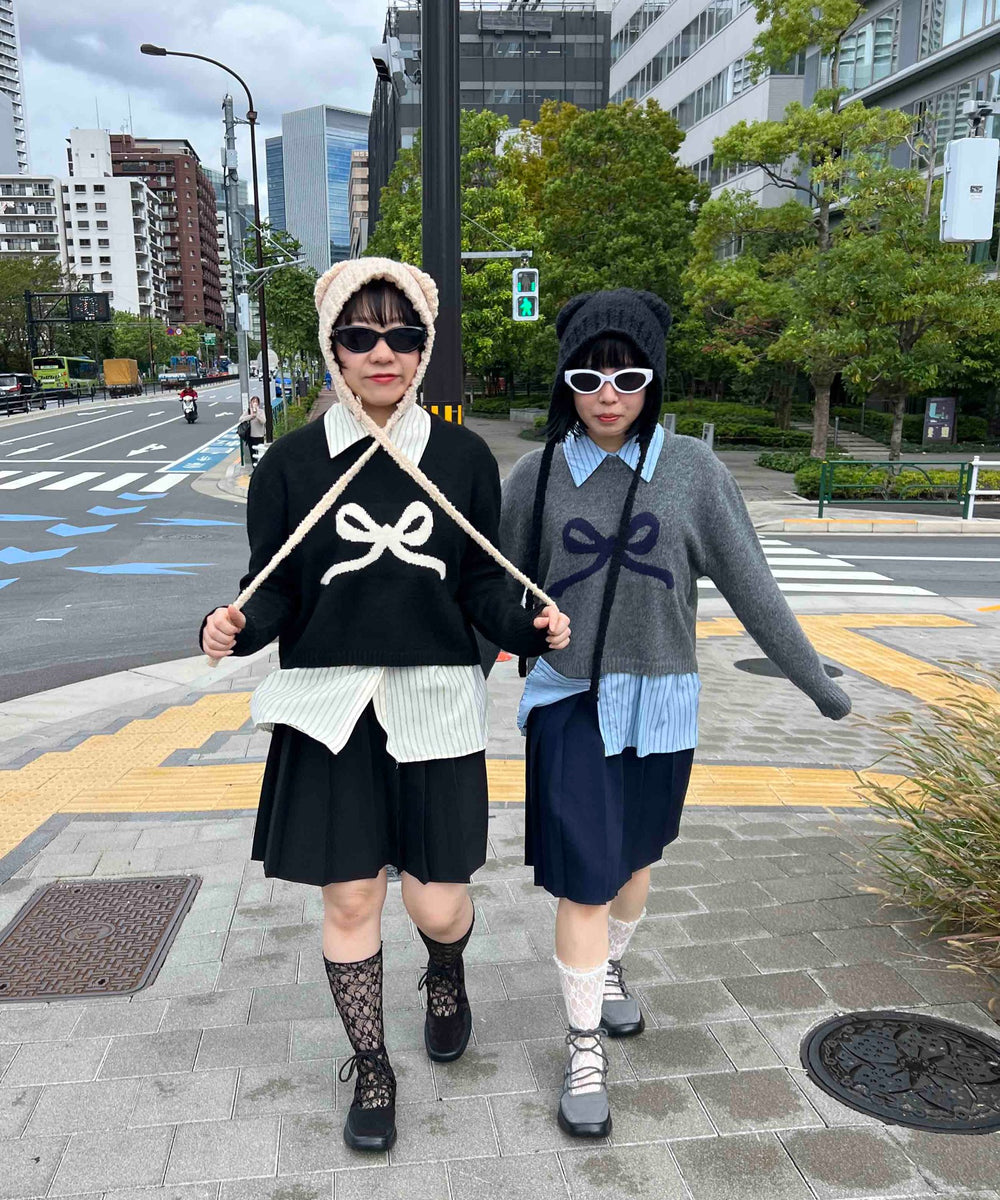 クマミミニットキャップ