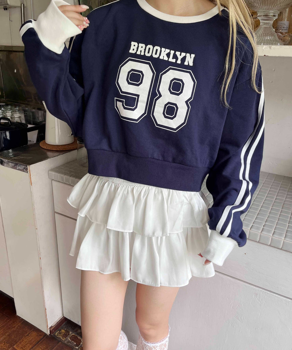 2ラインナンバリングスウェット