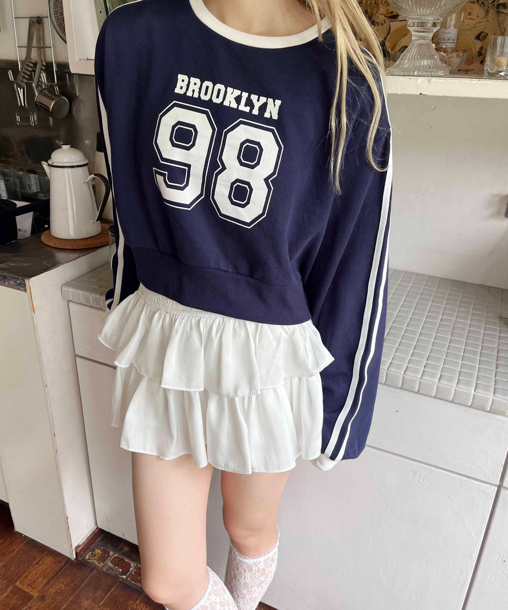 2ラインナンバリングスウェット