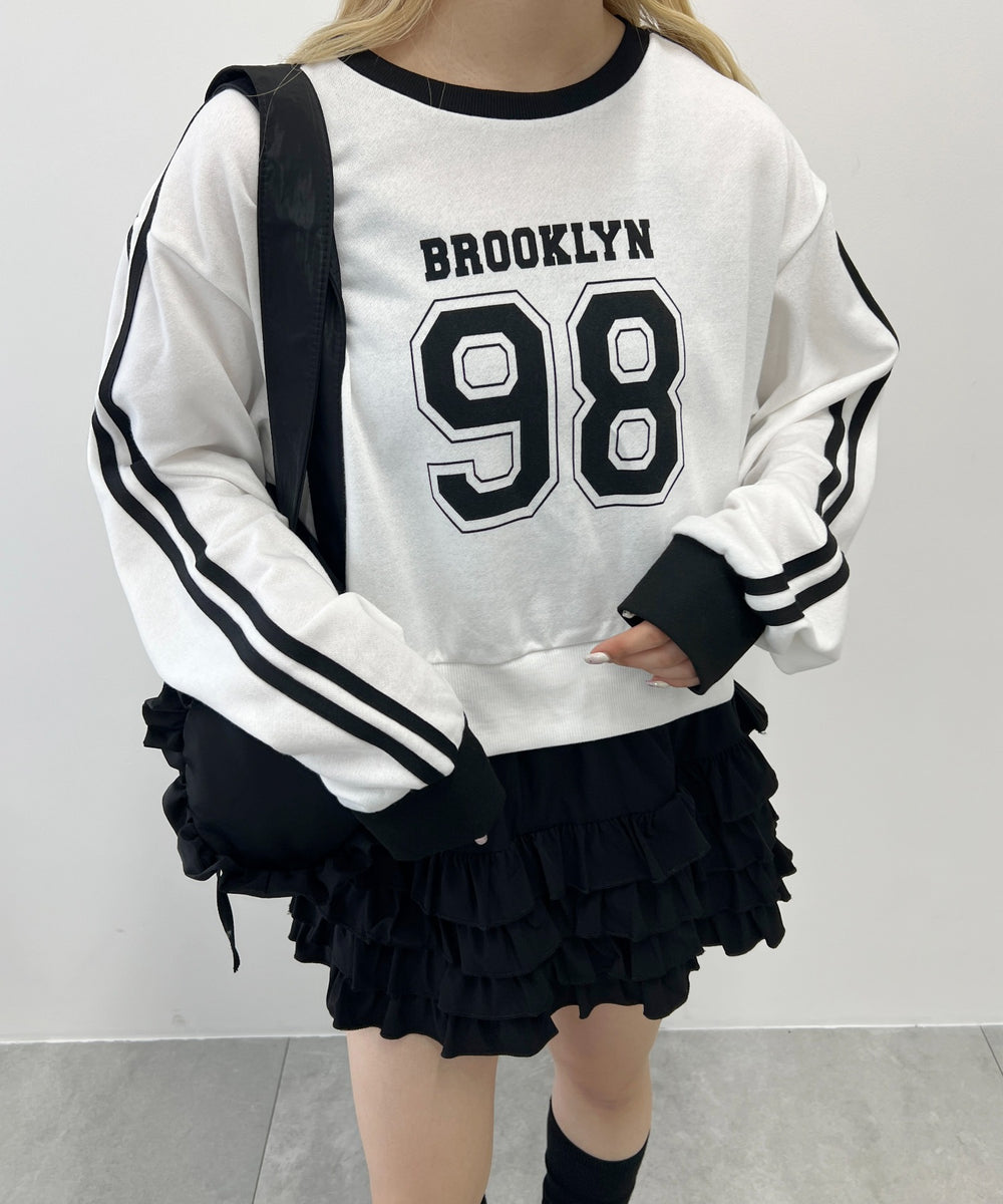 2ラインナンバリングスウェット