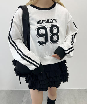 2ラインナンバリングスウェット