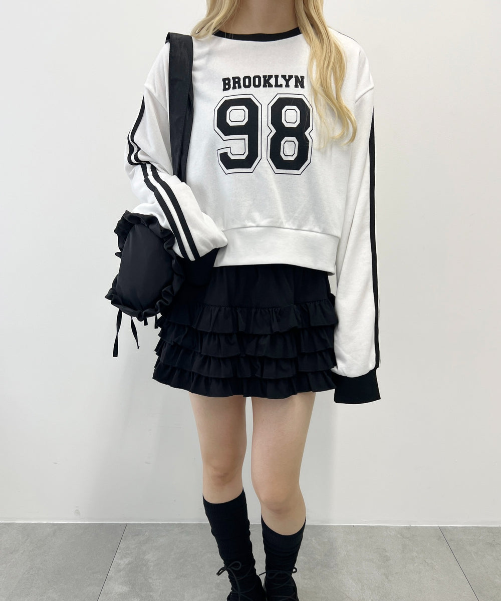 2ラインナンバリングスウェット